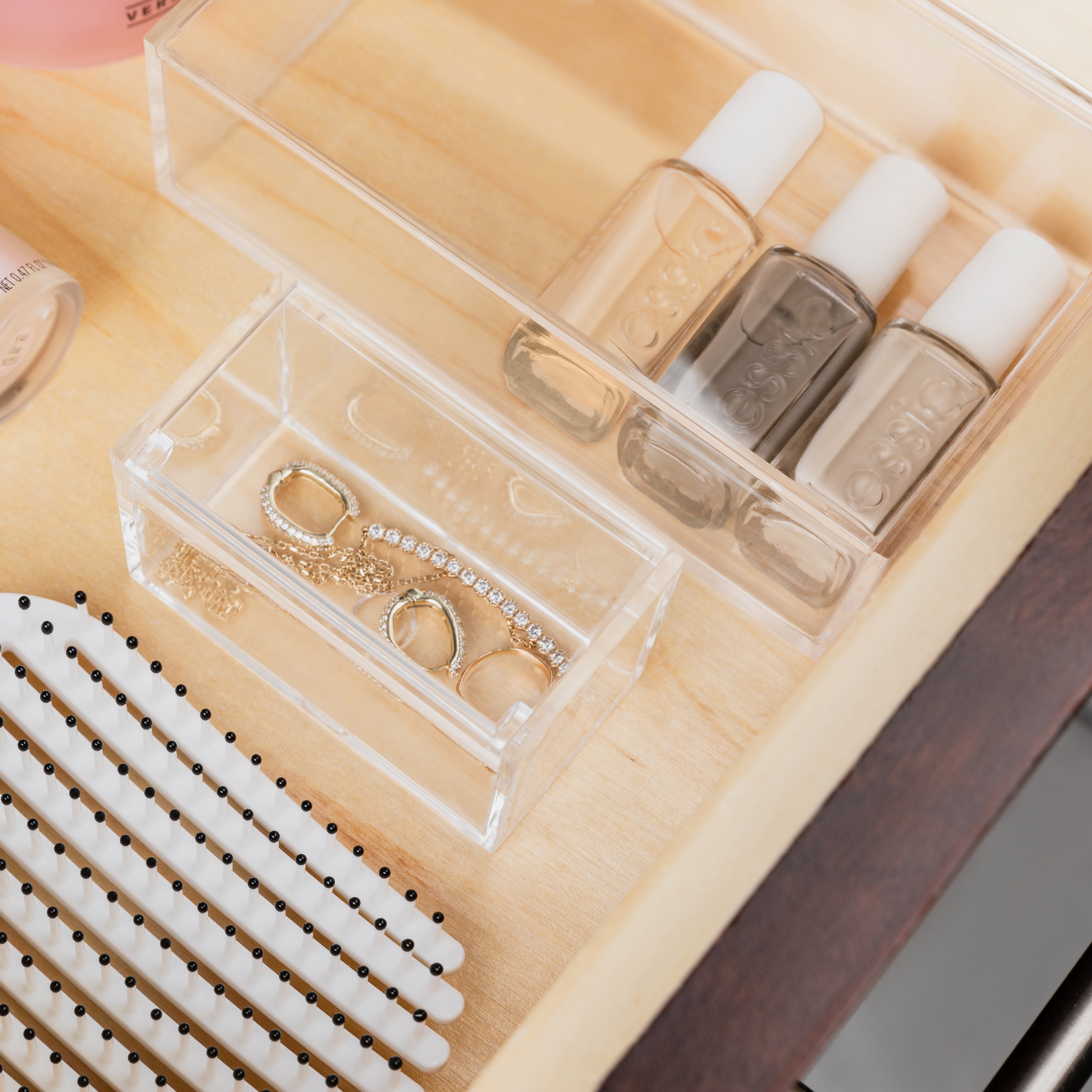 Clear Acrylic Boxes 3.35''X1.77''X1.97'' 6 Pack