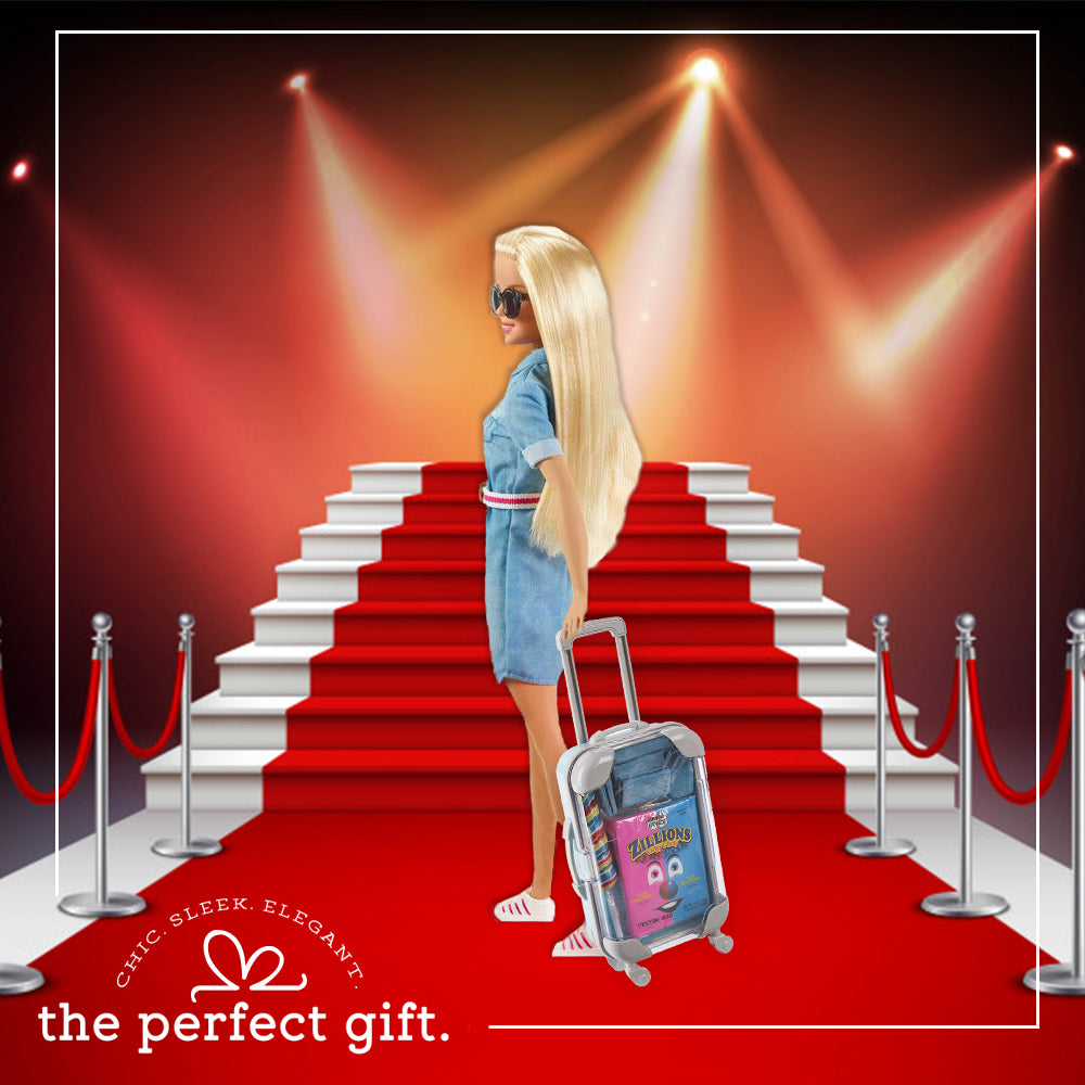 Mini Suitcase 5.5"X3.5"X1.5" Blue Candy Box 4 Pack