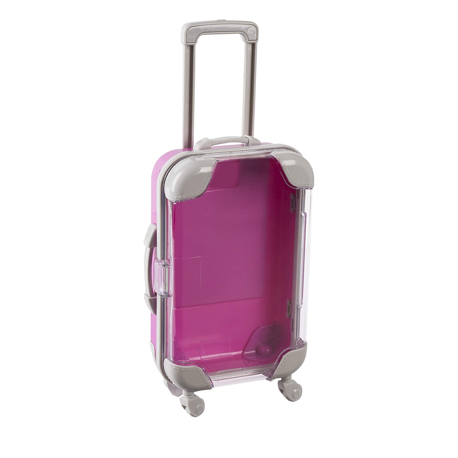 Mini Suitcase 5.5"X3.5"X1.5" Pink Candy Box 4 Pack