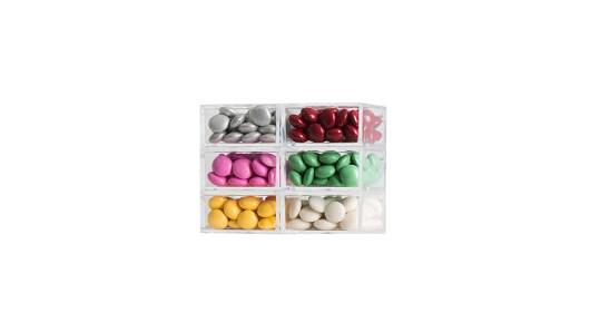 Clear Acrylic Boxes 2.36''X2.36''X1.18'' 8 Pack