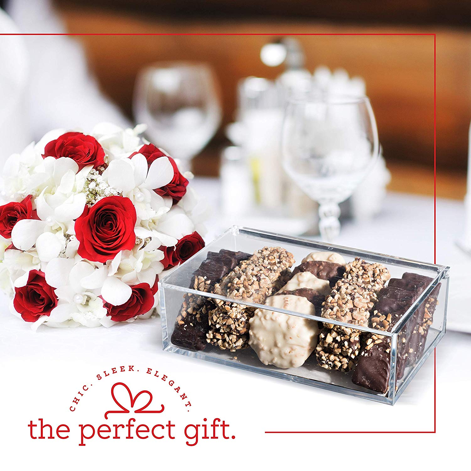 Clear Acrylic Boxes 2 Pack 6.3''X3.94''X1.97''