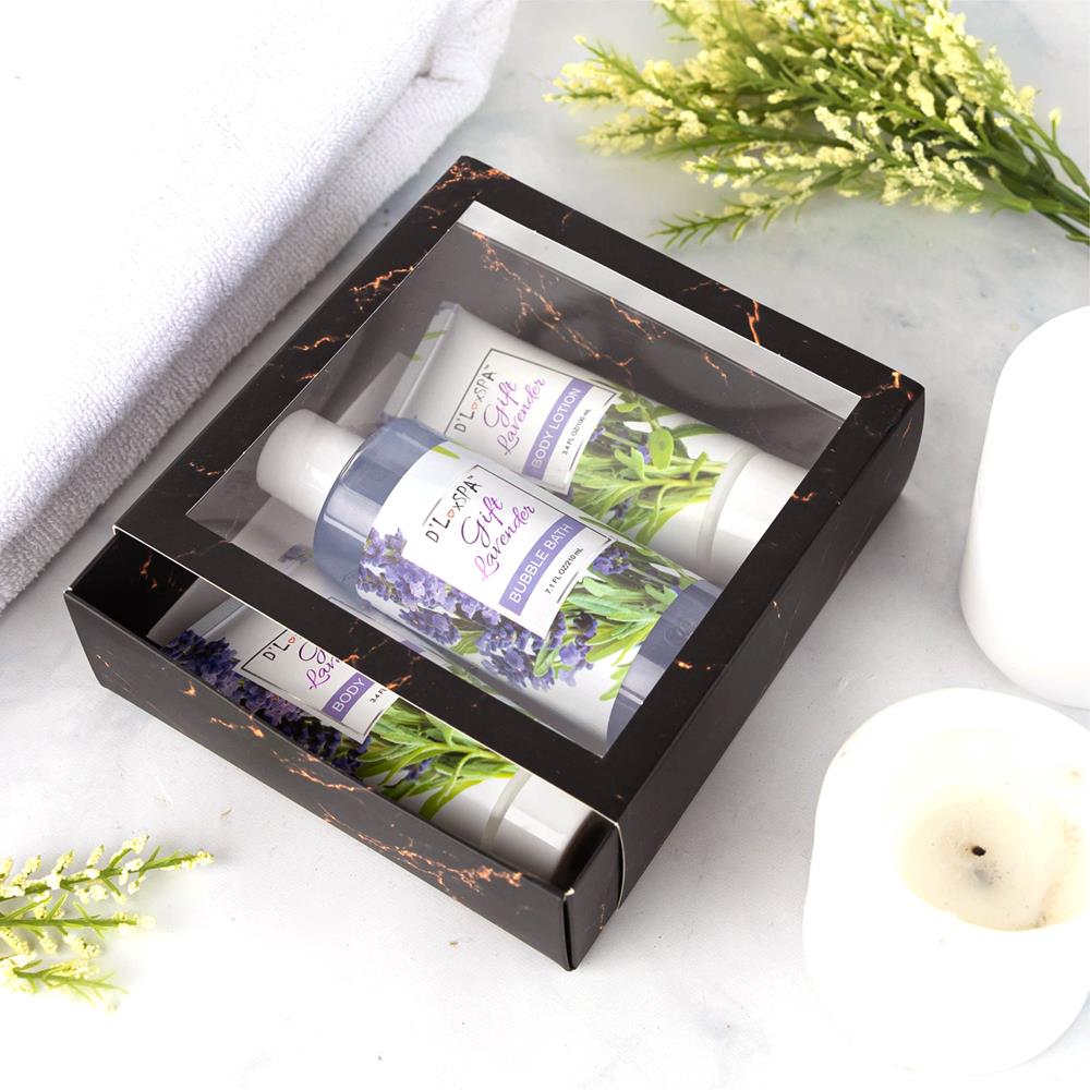 Clear Window Gift Boxes Square Black 6" X 6" X 2" 6 Pack