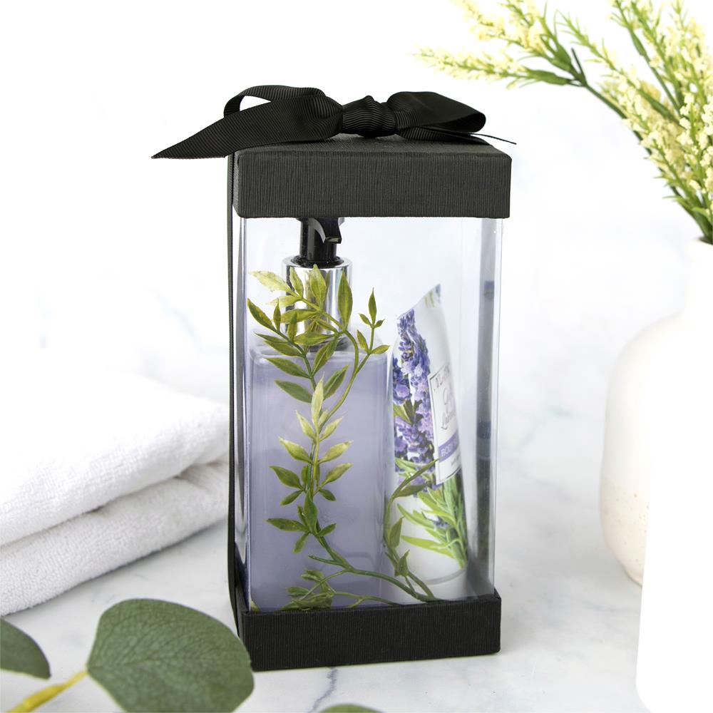 Plastic Gift Boxes Black 7.5X3.75X2.5"