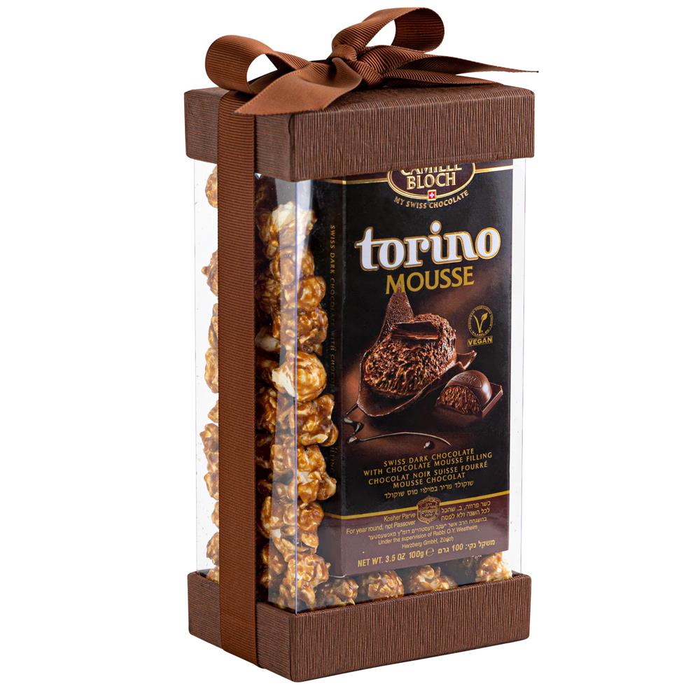 Plastic Gift Boxes Brown 7.5X3.75X2.5" 6 Pack Bakery Boxes With Base Lid & Ribbon