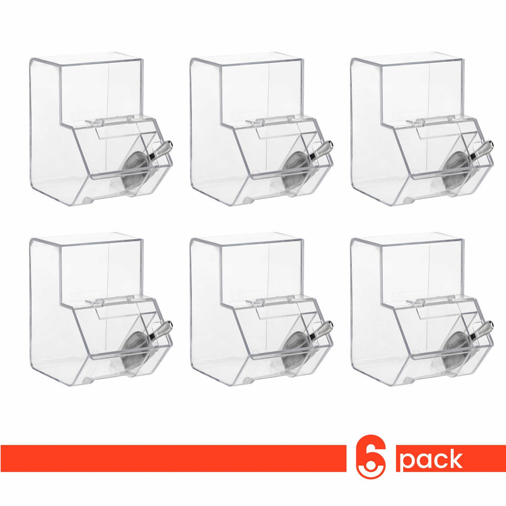Candy Box Shaped Acrylic Candy Boxes 6 Pack 3.72"X3.25"X2.75"