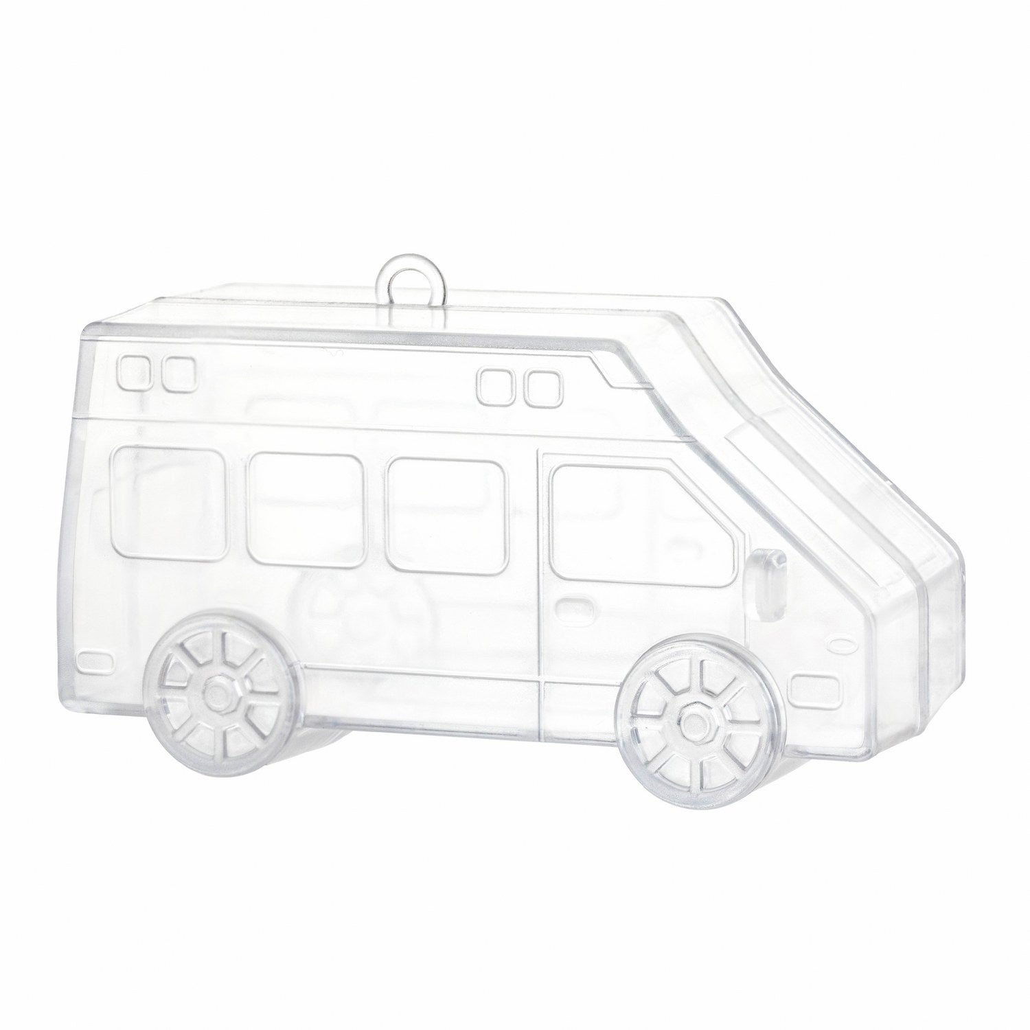 Bus Shaped Acrylic Candy Boxes 8 Pack 2.04"X4.13"X1.65" P