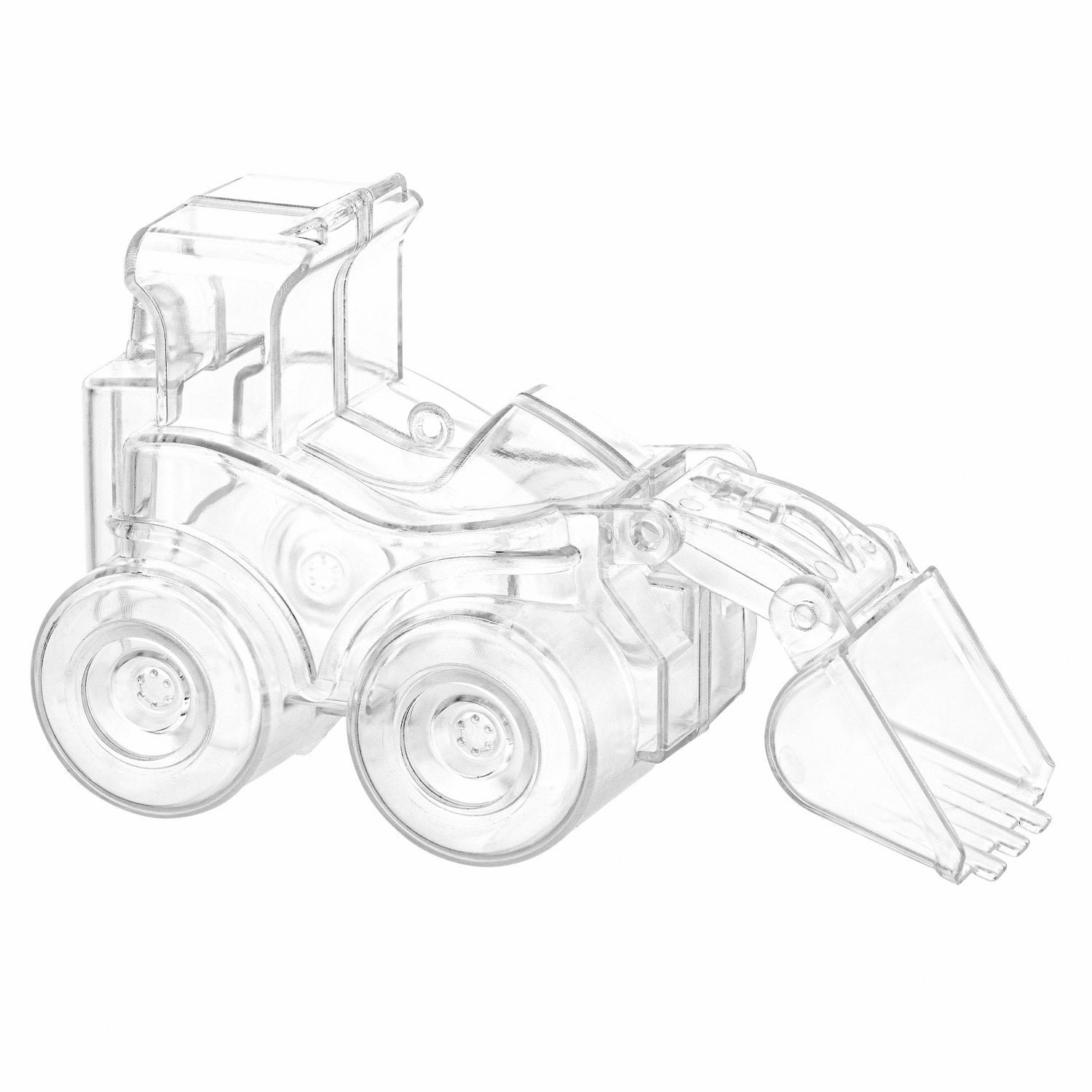 Tractor Shaped Acrylic Candy Boxes 6 Pack 3.22"X2.83"X2.28"