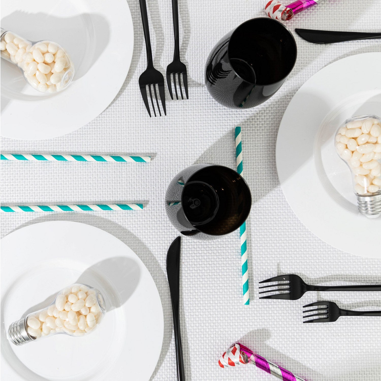 Light Bulb Shaped Acrylic Candy Boxes 12 Pack