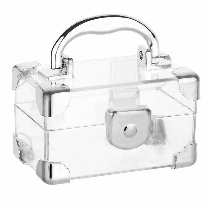 Treasure Chest Box Shaped Acrylic Candy Boxes 8 Pack 2.75"X1.65"X1.57"