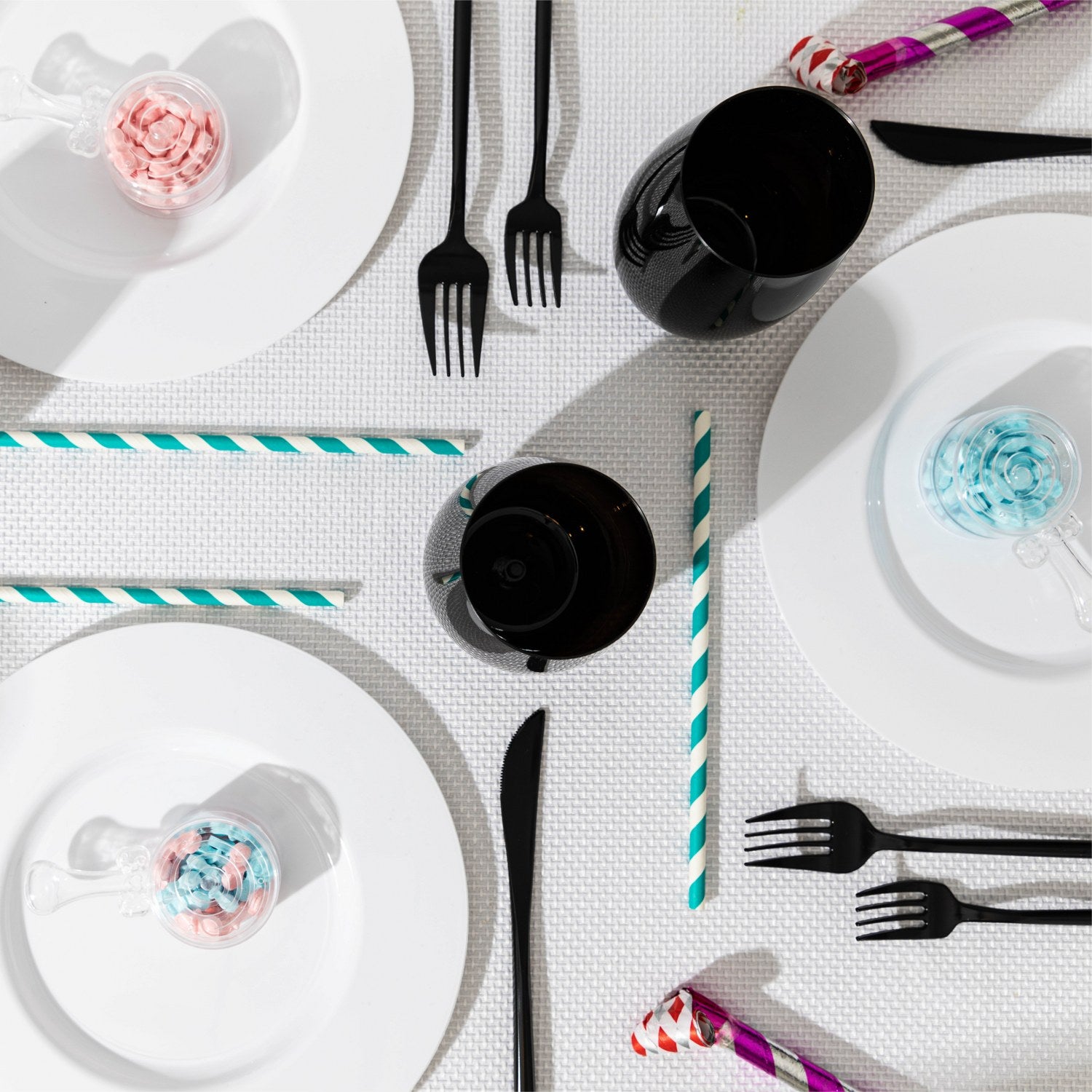 Baby Rattle Shaped Acrylic Candy Boxes 12 Pack 4.01"X1.88"X1.07"