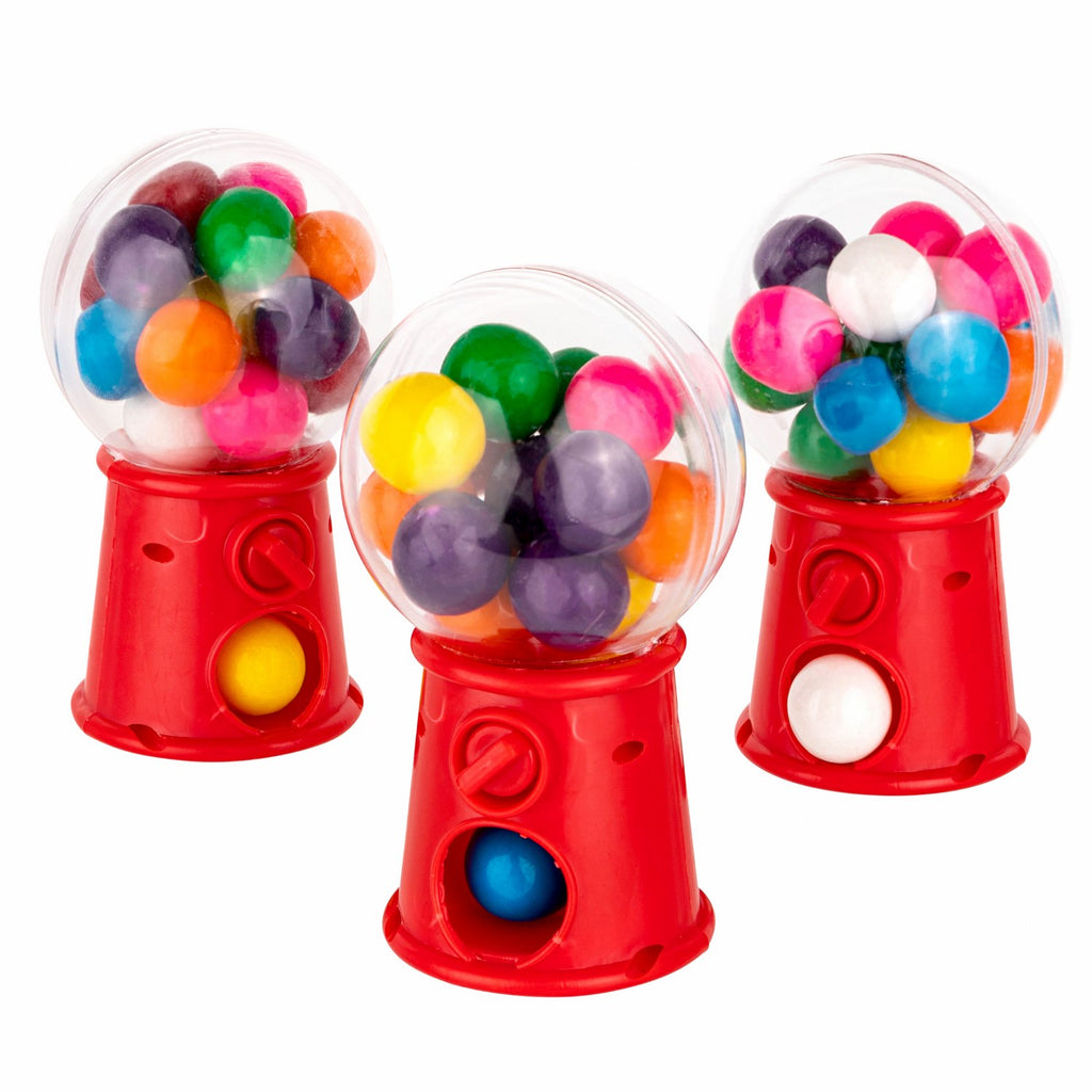 Gumball Machine Shaped Acrylic Candy Boxes 12 Pack 3.53"X2.05"