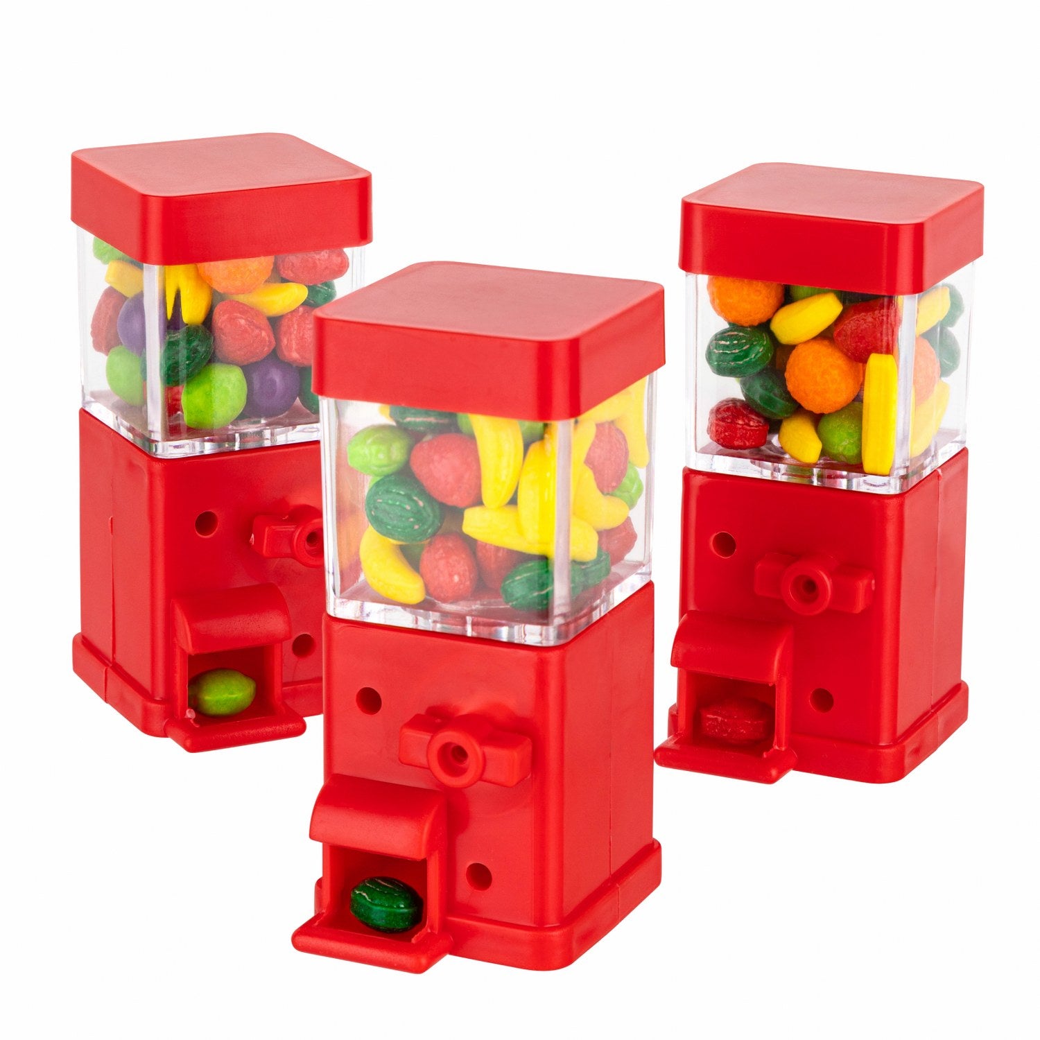 Vending Machine Shaped Acrylic Candy Boxes 12 Pack 3.46"X1.53"X1.53"