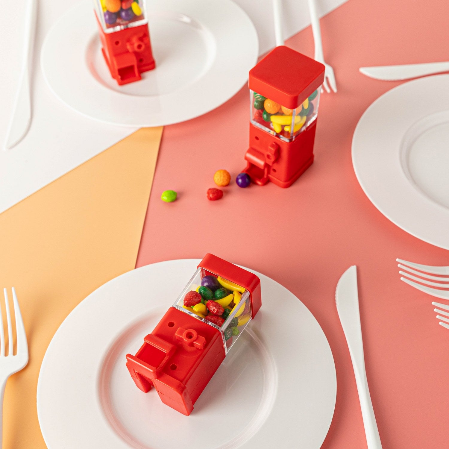 Vending Machine Shaped Acrylic Candy Boxes 12 Pack 3.46"X1.53"X1.53"