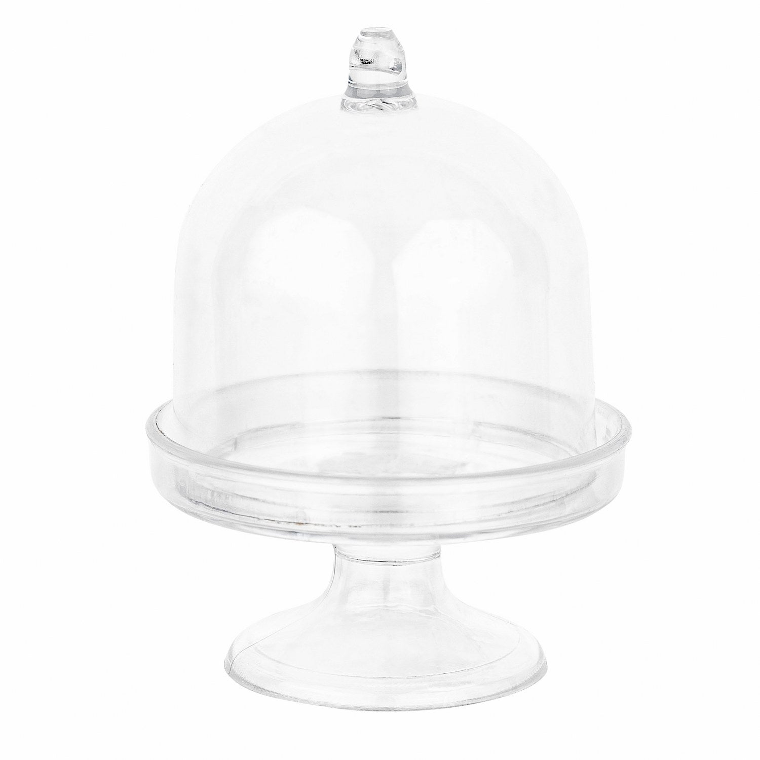 Mini Cake Dome Shaped Acrylic Candy Boxes 8 Pack 2.75"X3.93"