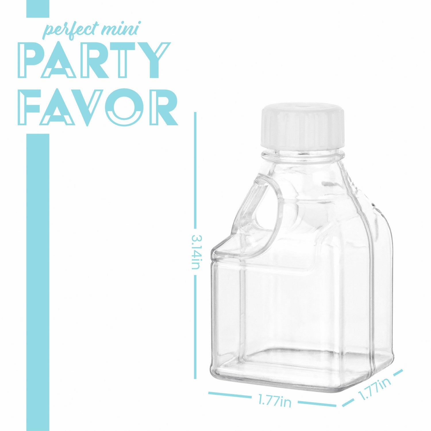 Jug Shaped Acrylic Candy Boxes 12 Pack 3.14"X1.77"X1.77"