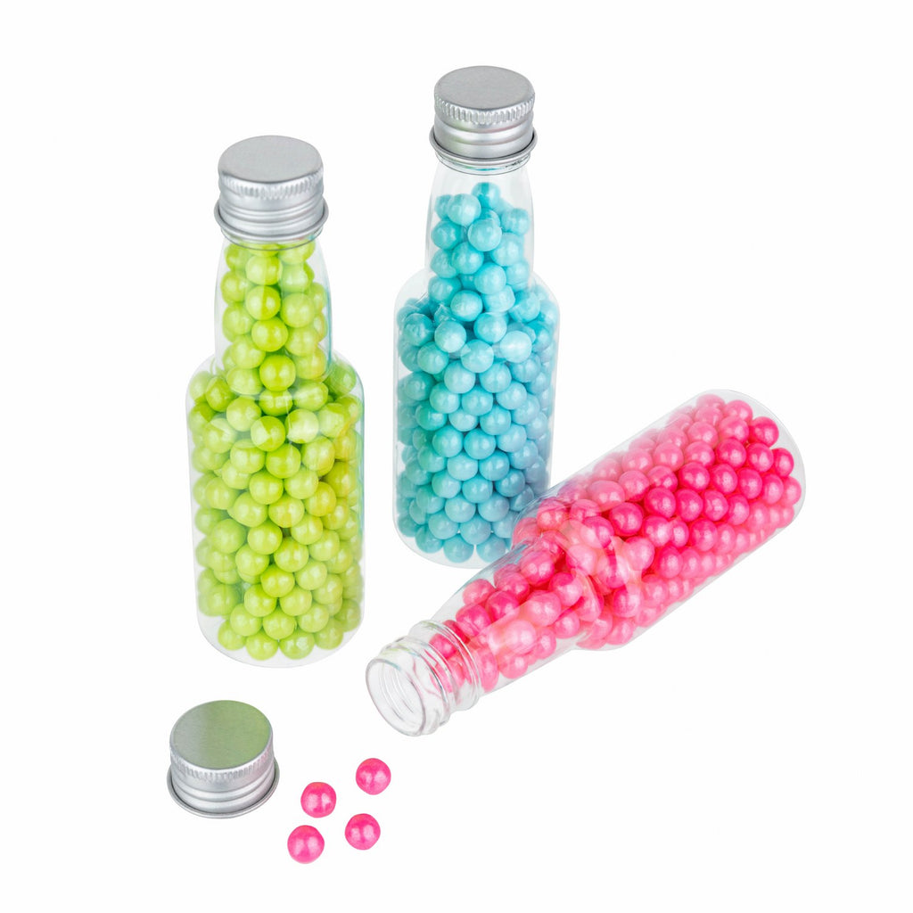 Bottle Shaped Acrylic Candy Boxes 12 Pack 4.5"X1.45"