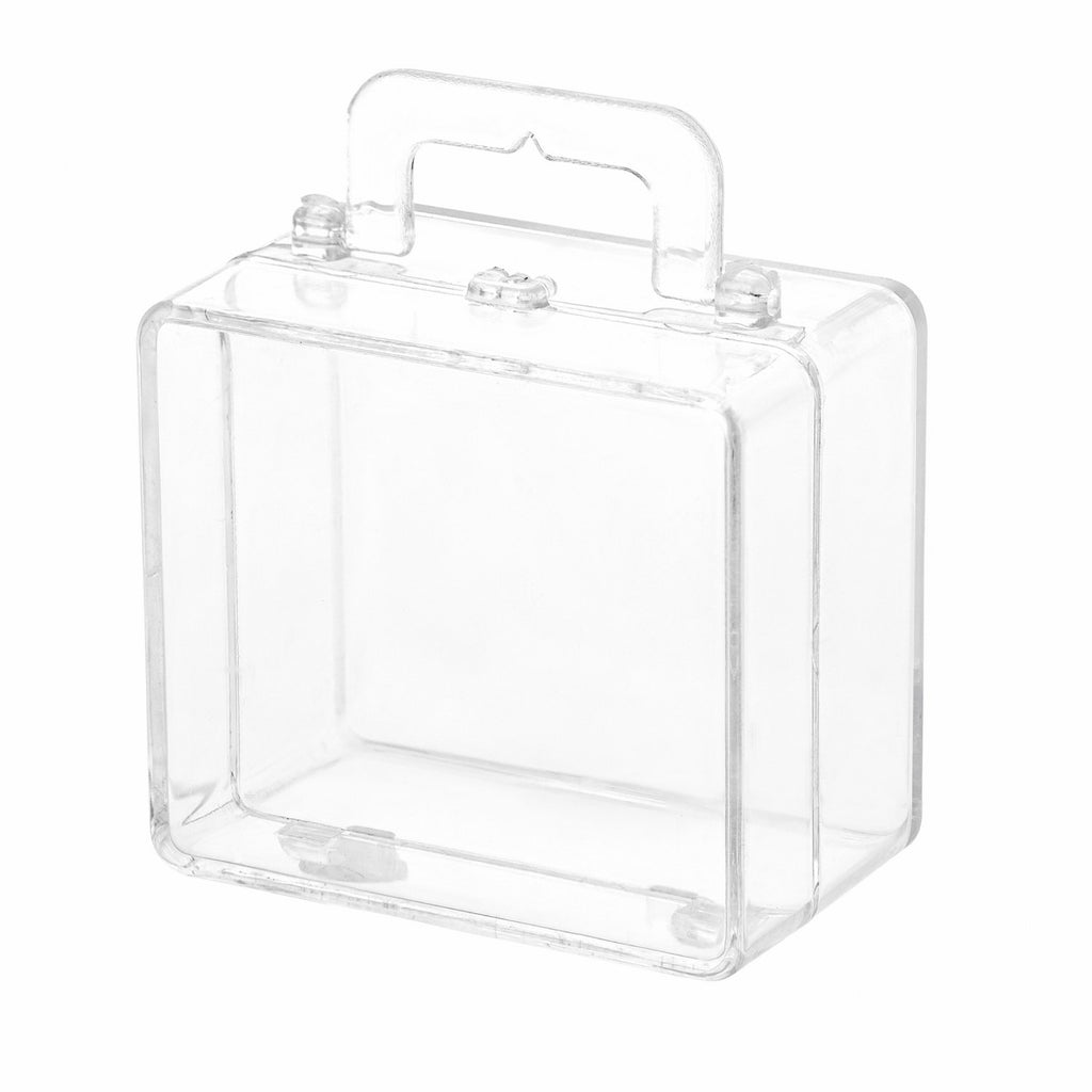 Hammont Clear Acrylic Boxes 3.75X3.75X2.5 8 Pack