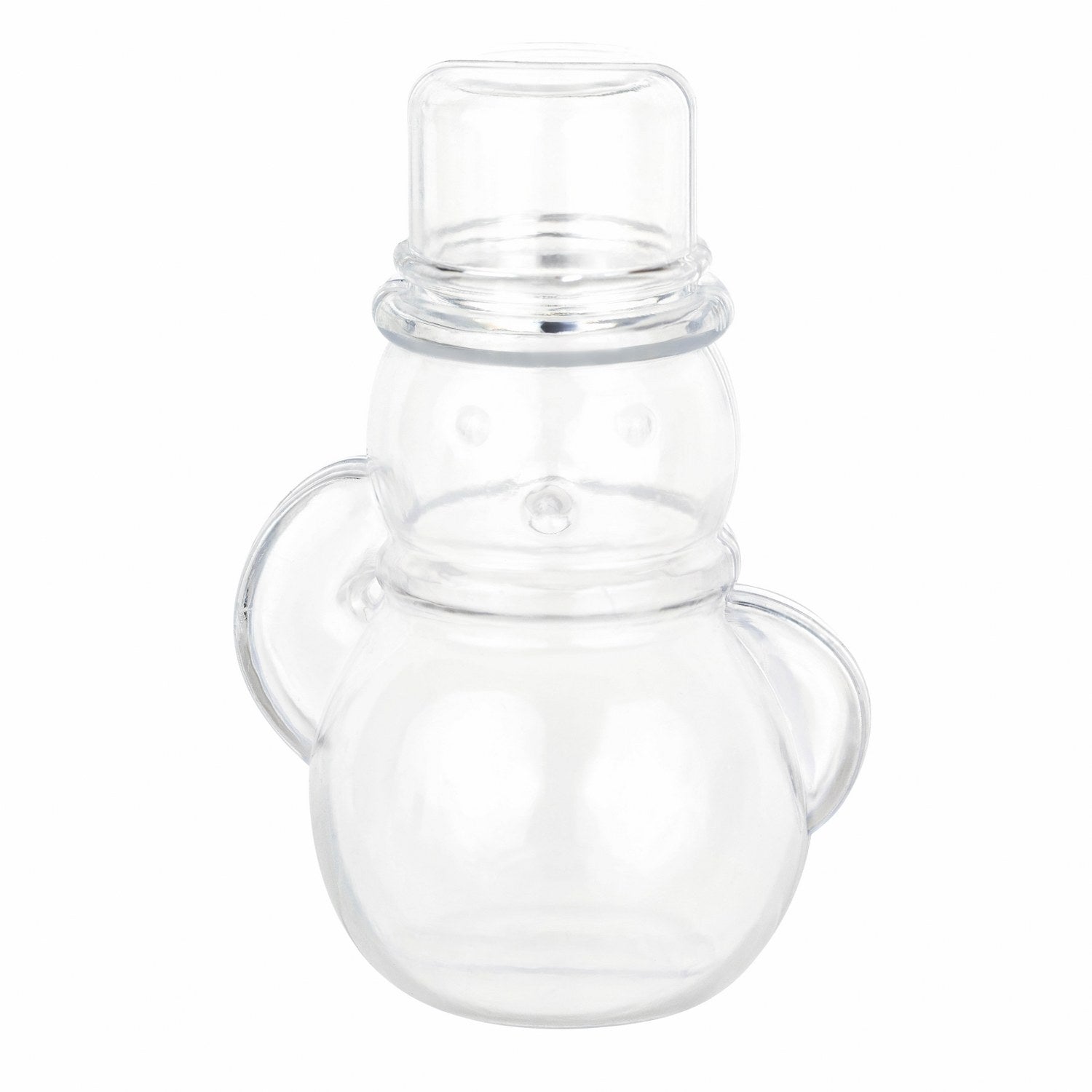 Snowman Shaped Acrylic Candy Boxes 12 Pack 1.57"X3.54"