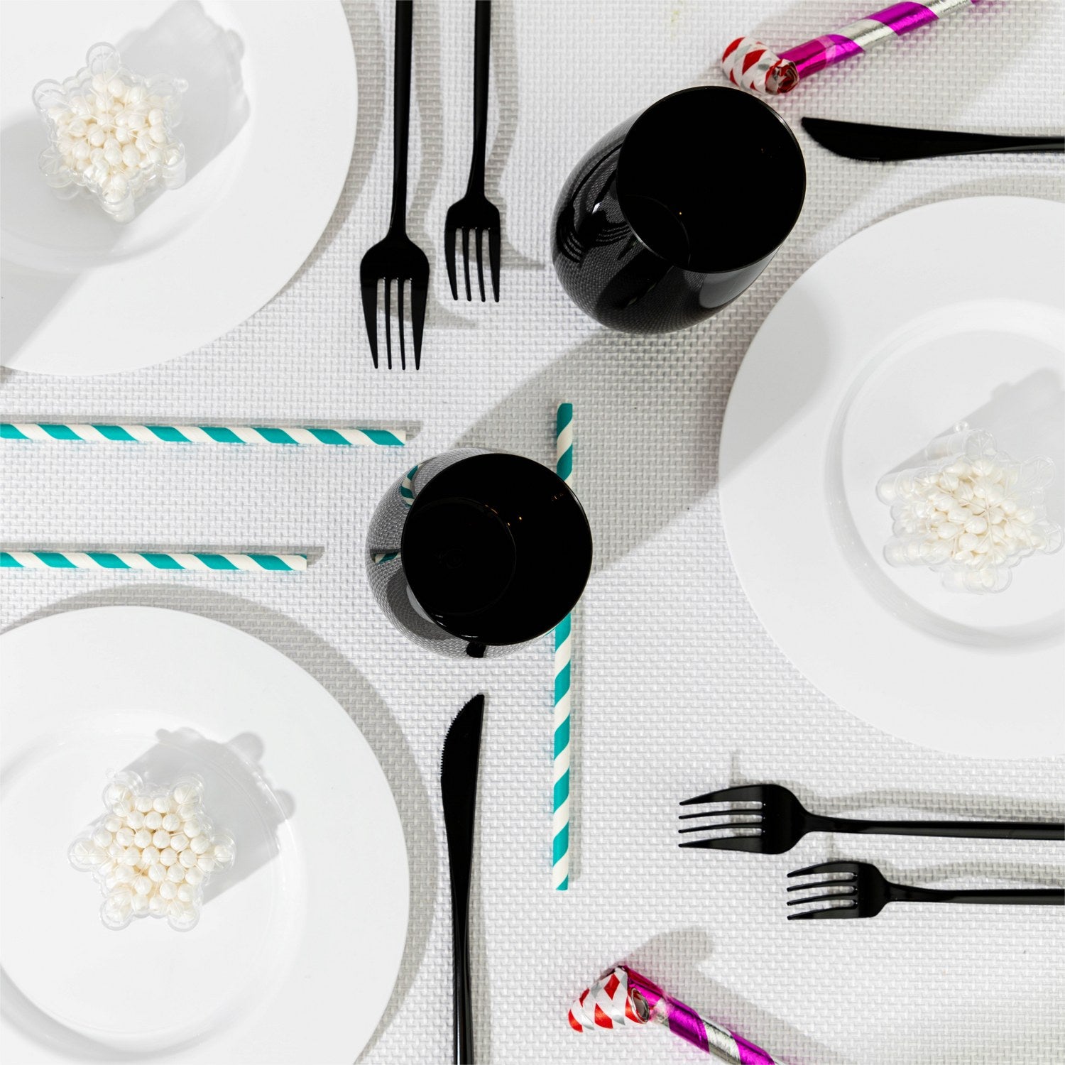 Snowflake Shaped Acrylic Candy Boxes 12 Pack 2.36"X2.36"X0.98"