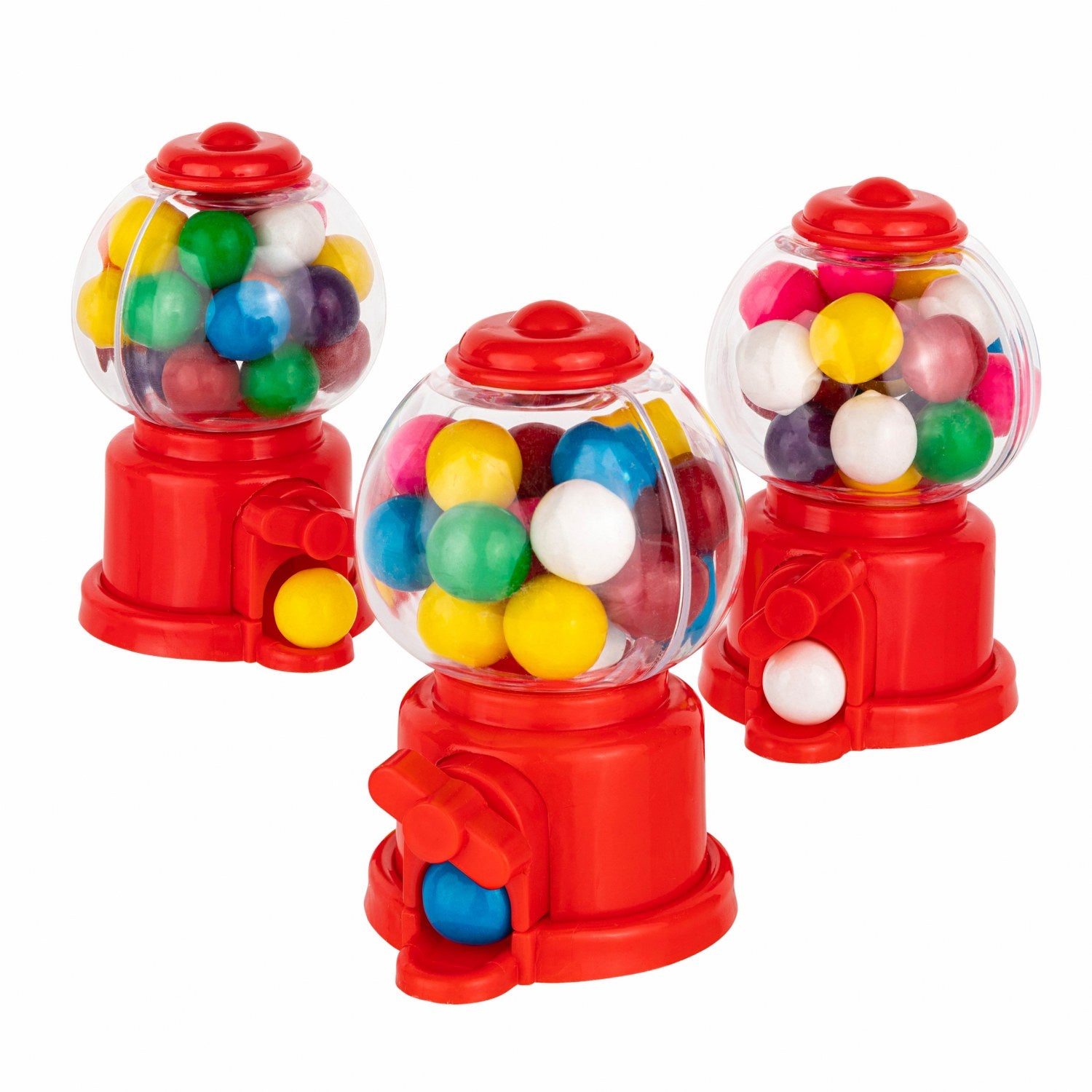 Gumball Machine Shaped Acrylic Candy Boxes 8 Pack 2.36"X3.75"