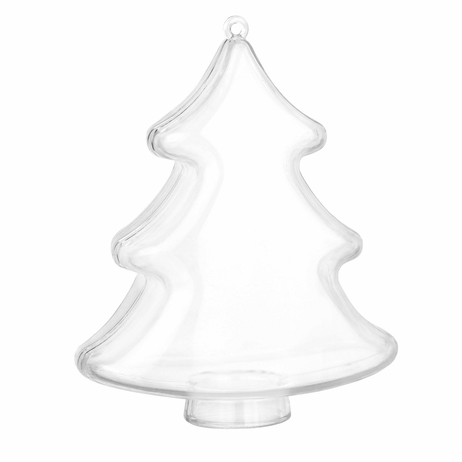 Christmas Tree Shaped Acrylic Candy Boxes 12 Pack 4.5"X3.75"X2"