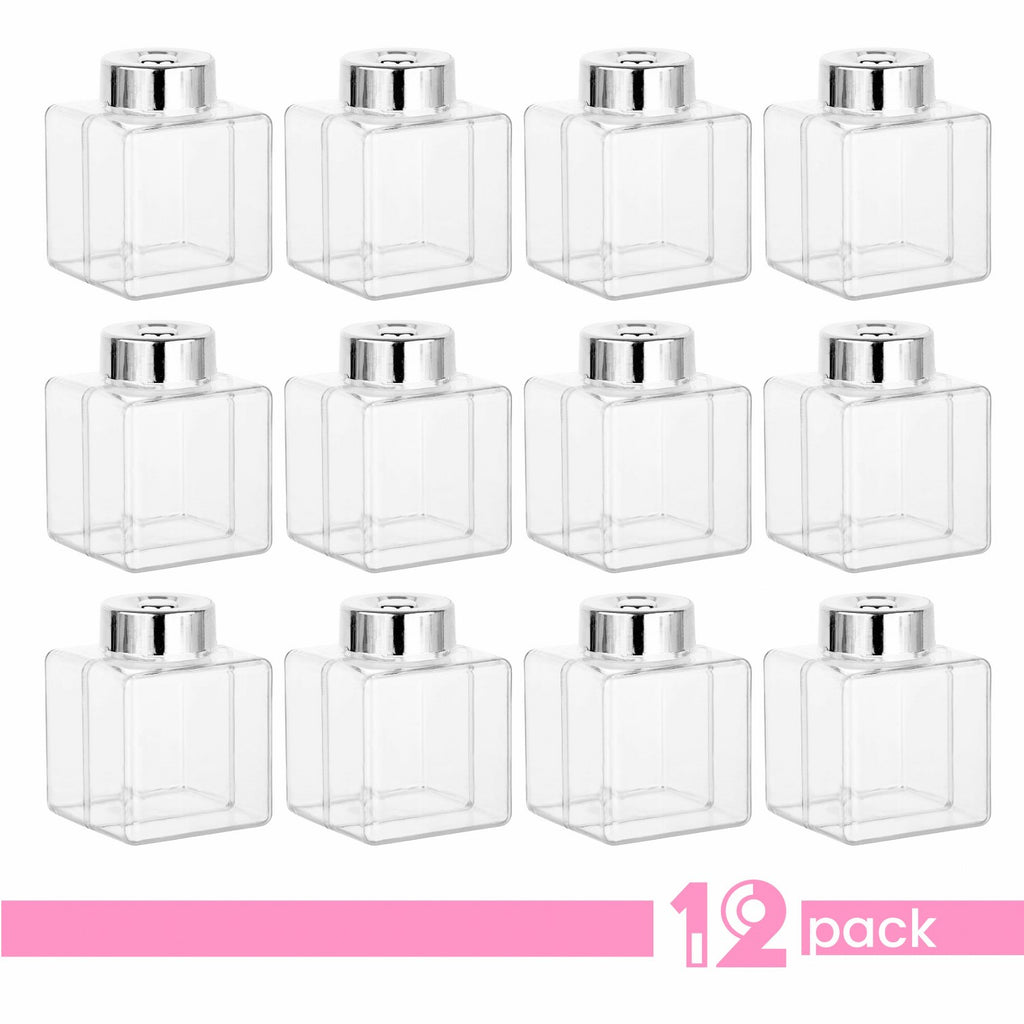 Bottle Shaped Acrylic Candy Boxes 12 Pack 1.69"X1.69"X2.33"