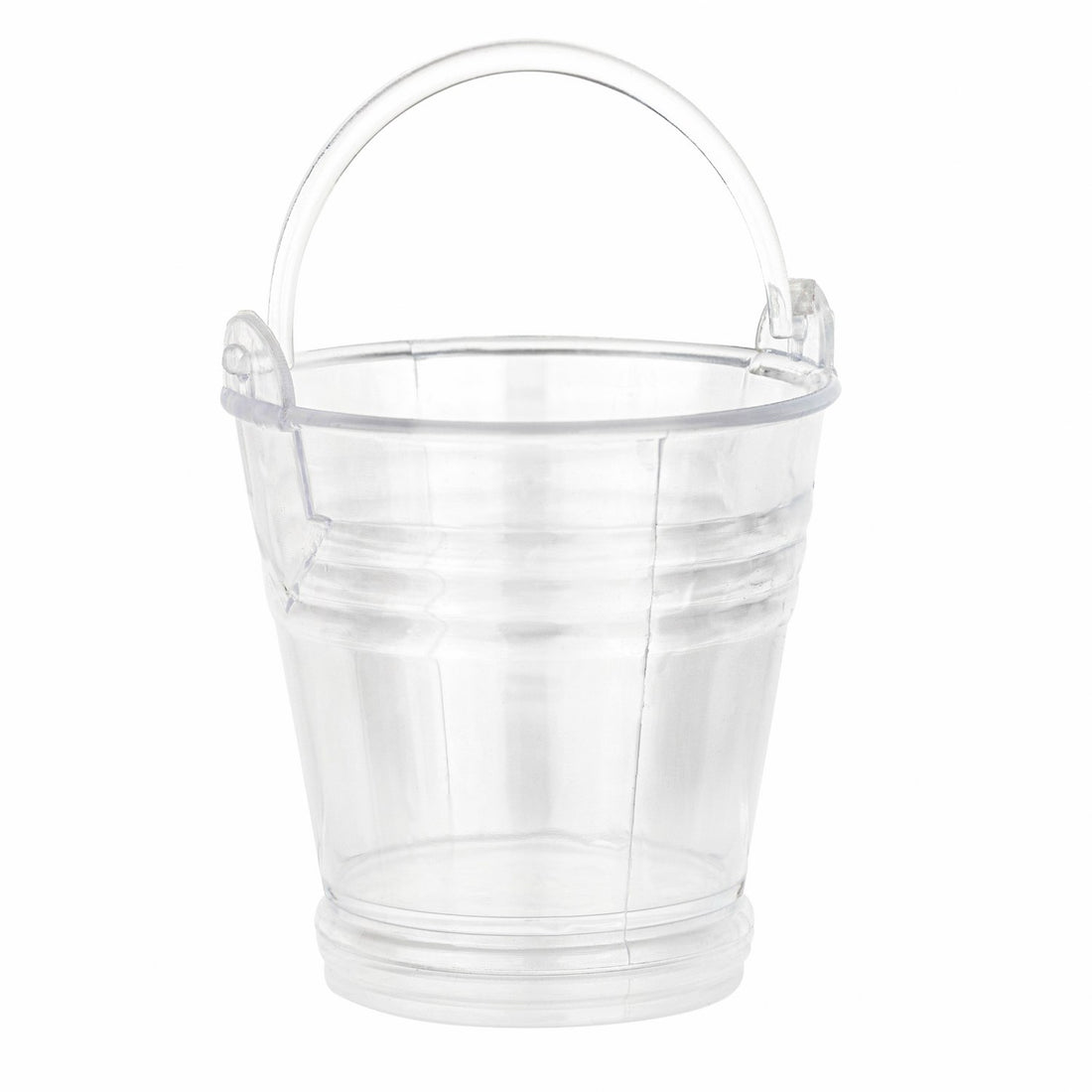 Pail Shaped Acrylic Candy Boxes 12 Pack 2.16"X2.5"
