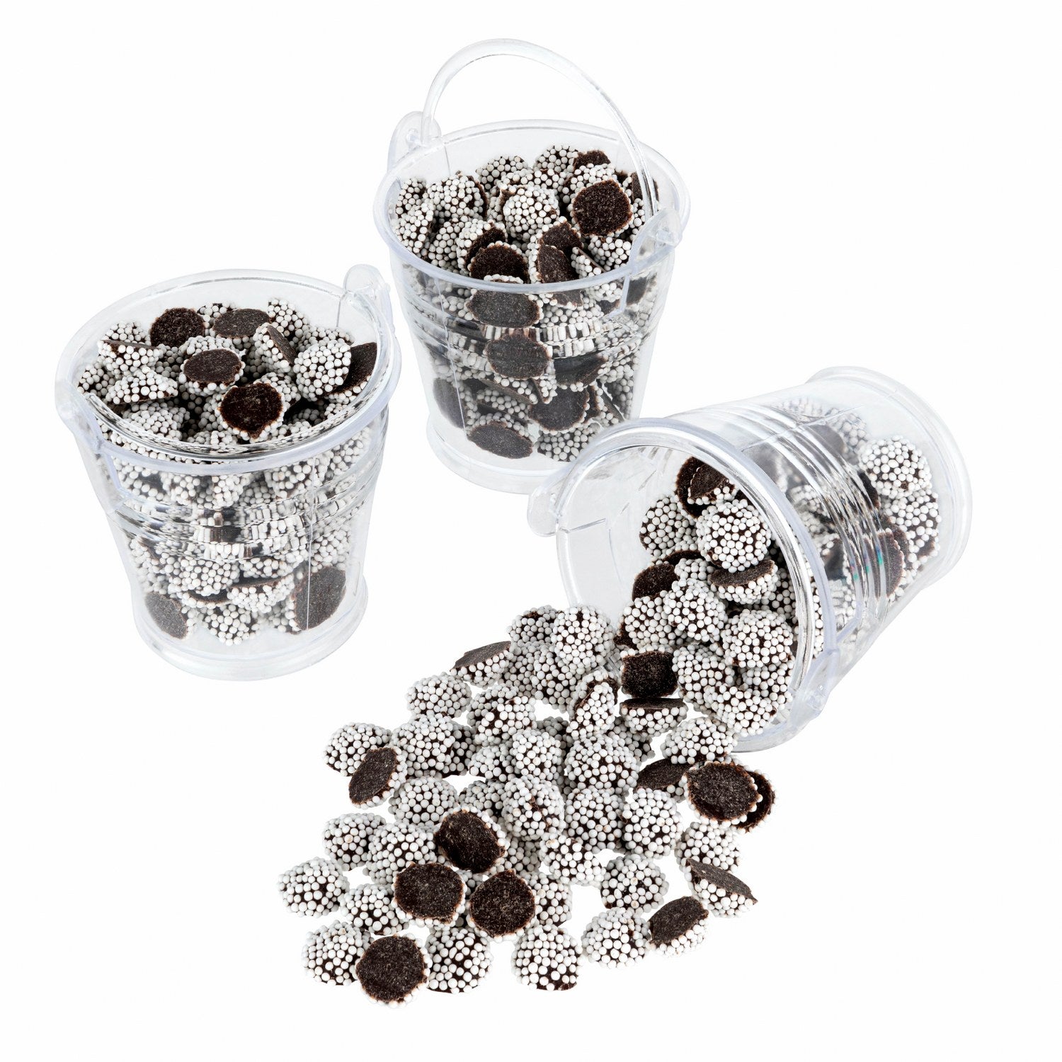 Pail Shaped Acrylic Candy Boxes 12 Pack 2.16"X2.5"