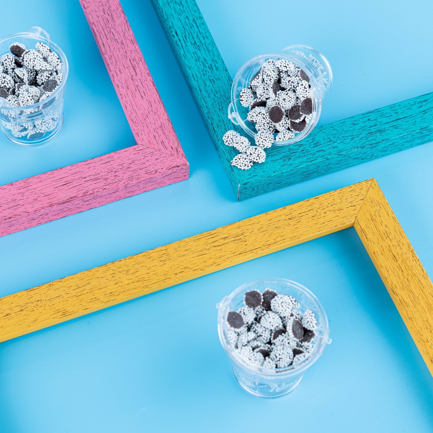 Pail Shaped Acrylic Candy Boxes 12 Pack 2.16"X2.5"