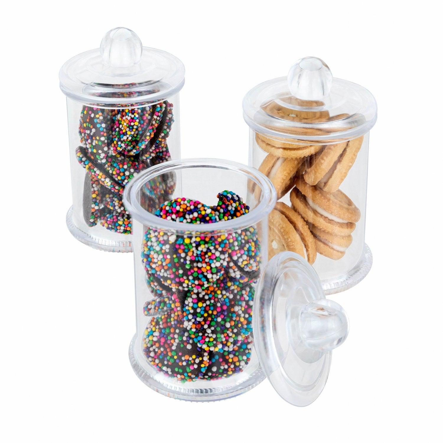 Cookie Jar Shaped Acrylic Candy Boxes 6 Pack 4.33"X2.36"