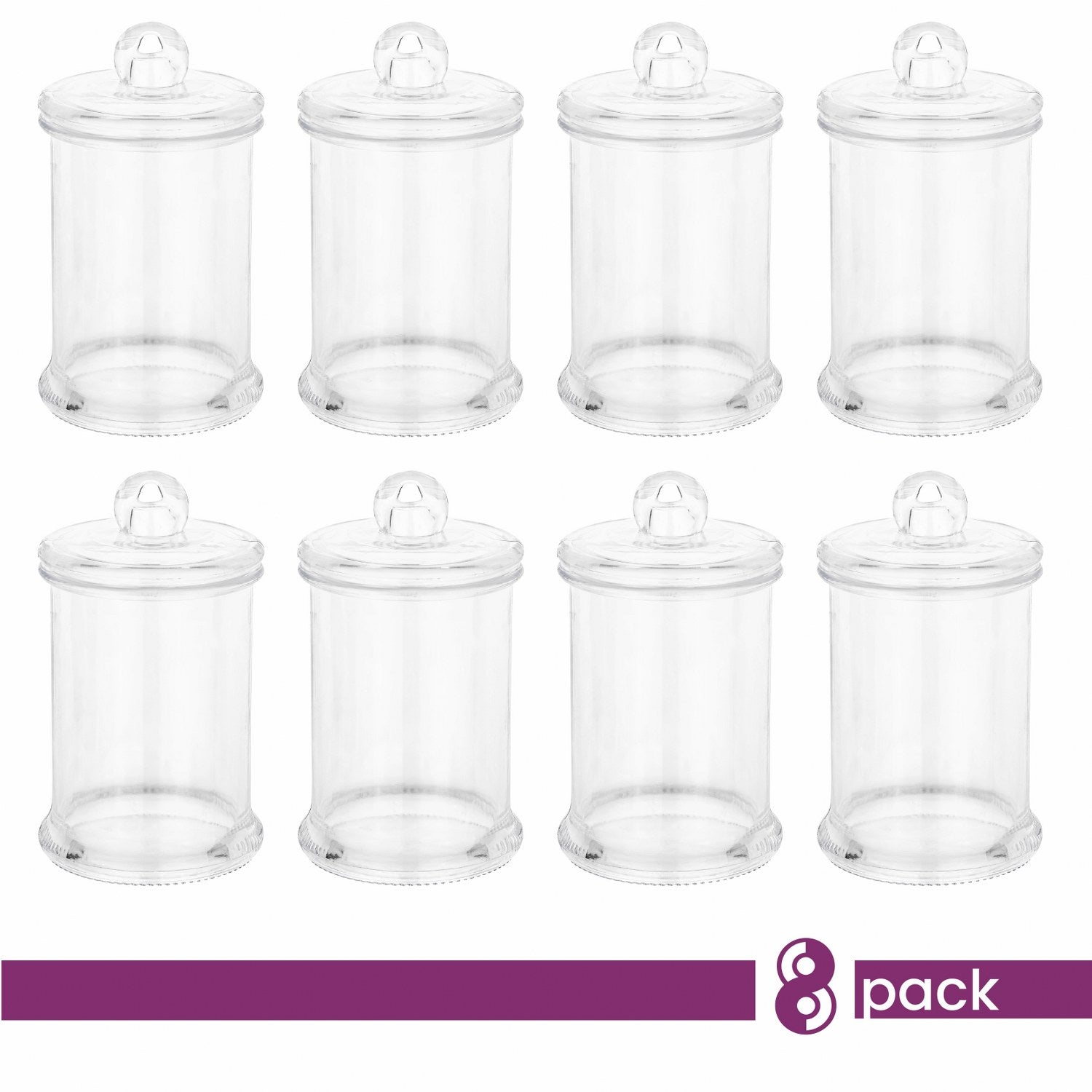 Cookie Jar Shaped Acrylic Candy Boxes 6 Pack 4.33"X2.36"