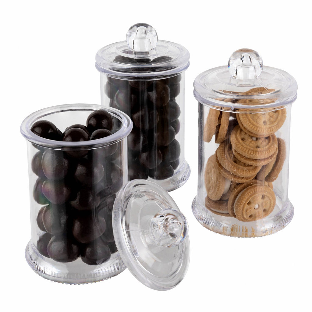 Cookie Jar Shaped Acrylic Candy Boxes 8 Pack 1.96"X3.14"