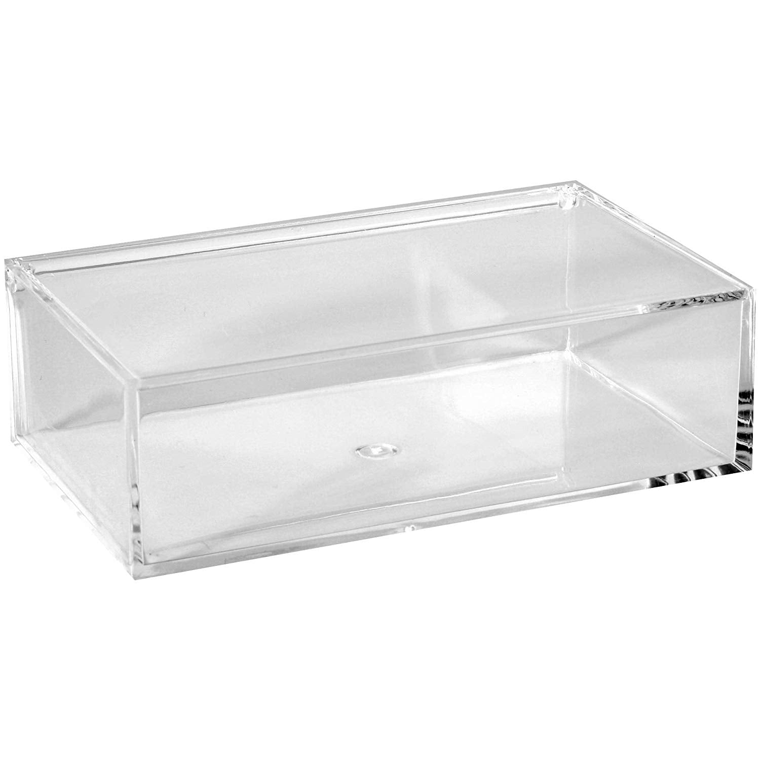  Hammont Clear Acrylic Boxes - 2 Pack - 4''x4''x4'' - Small Cube  Lucite Boxes for Gifts, Weddings, Party Favors, Treats, Candies &  Accessories, Plastic Storage Boxes : Home & Kitchen