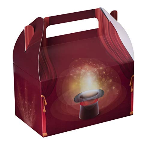 Paper Treat Boxes Magician 6.25" X 3.75" X 3.5" 10 Pack