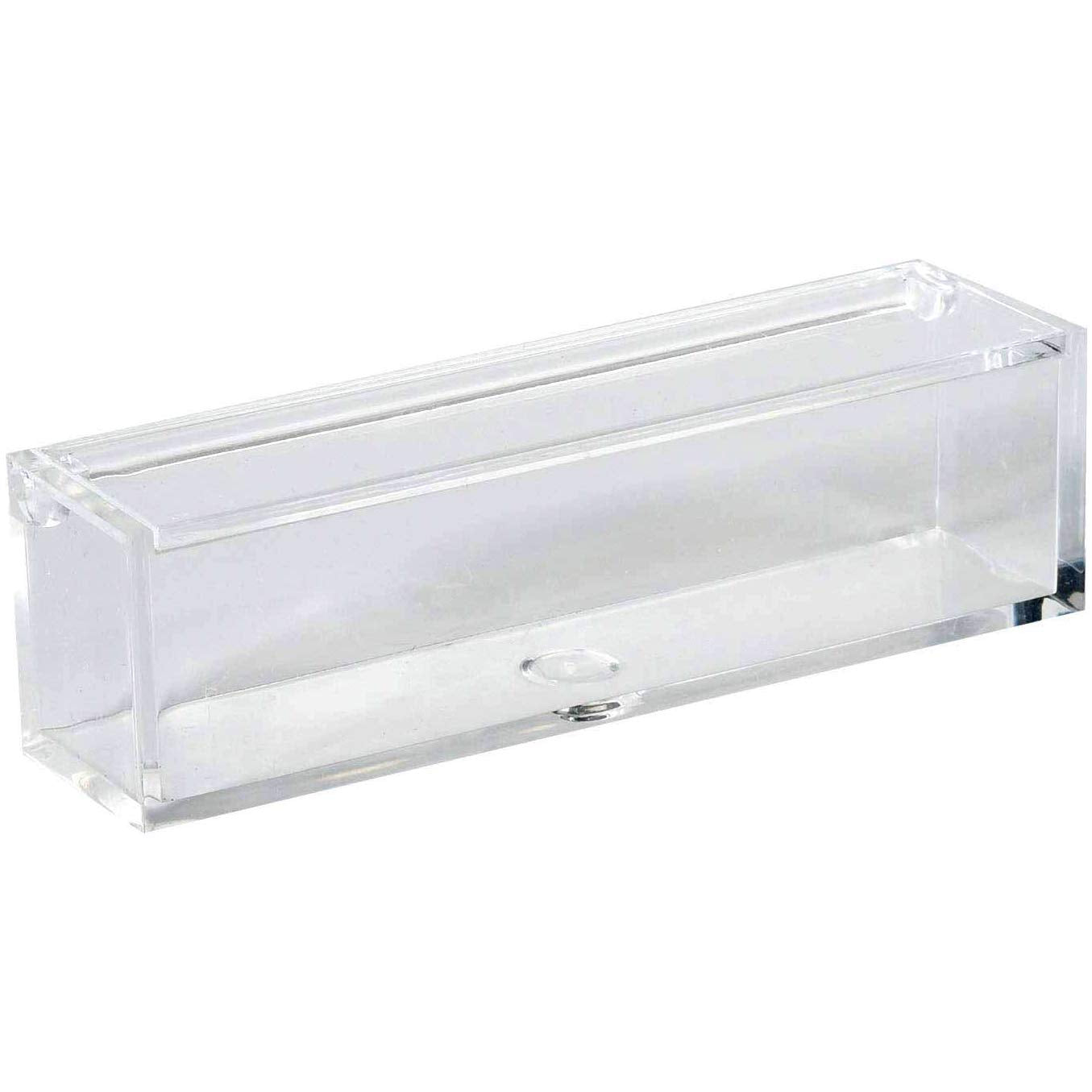 Hammont Clear Acrylic Boxes - 6 Pack - 4.72x1.22x1.38 - Small Lu