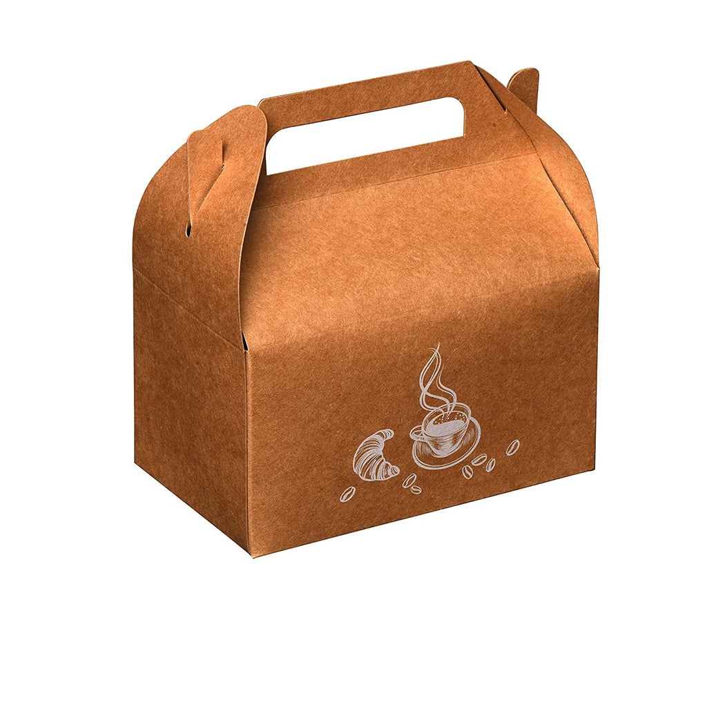 Café Paper Treat Boxes 10 Pack 6.25" X 3.75" X 3.5"