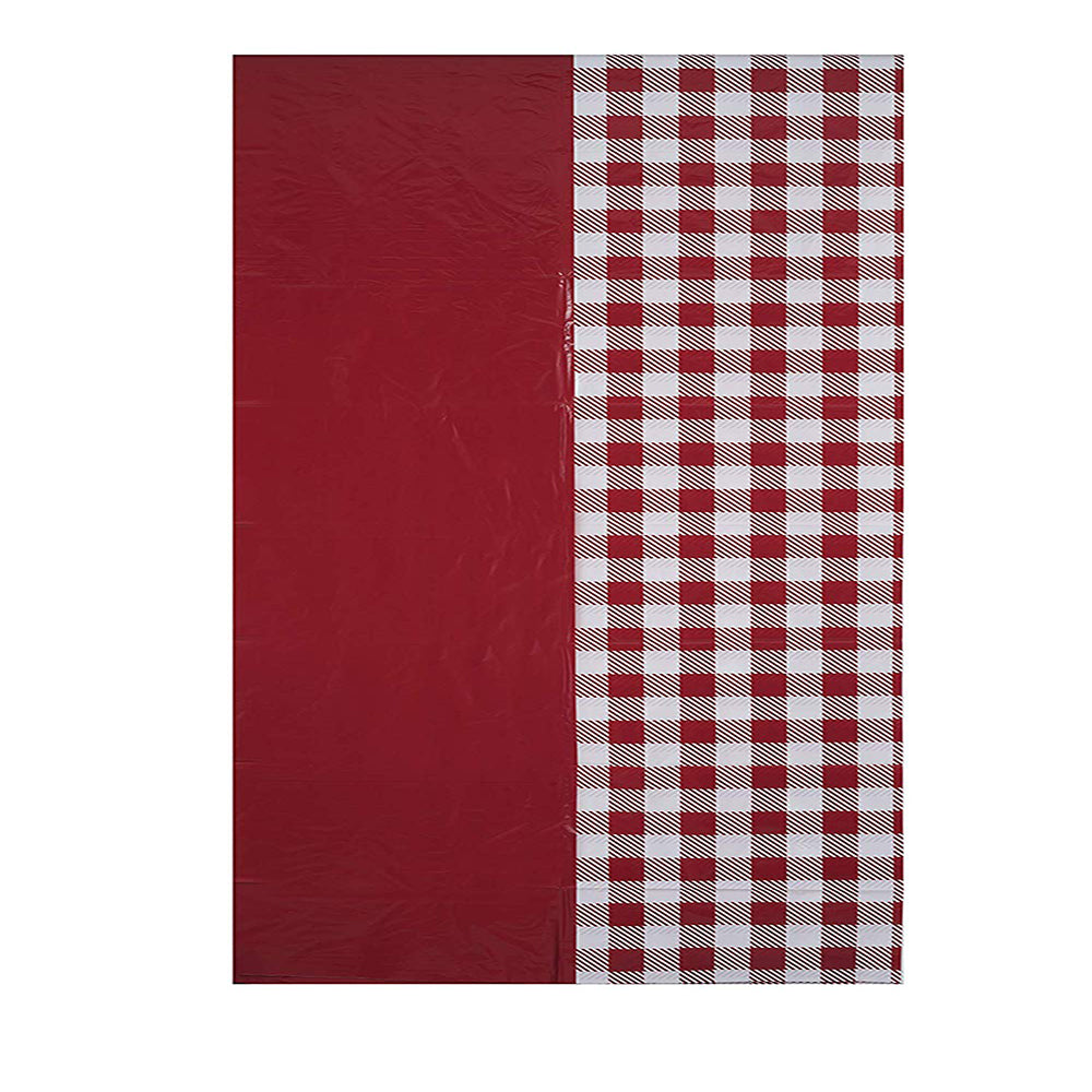 Red and White Checkered Tablecloths 4 Pack