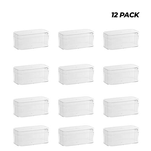 Clear Acrylic Boxes 4.75"X2.5"X2" 12 Pack