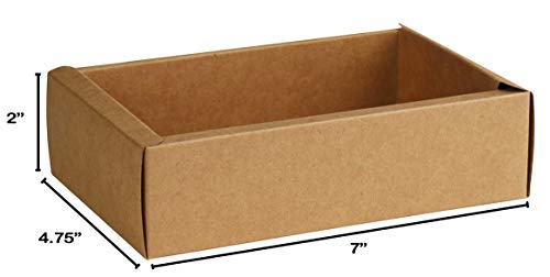 Clear Kraft Paper Sliding Gift Box 6 Pack 7 X 4.75 X 2