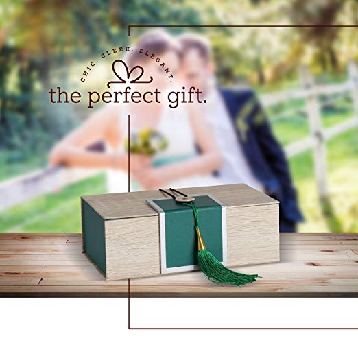Green Gift Box With Tassel 4 Pack 7X4X 2.5