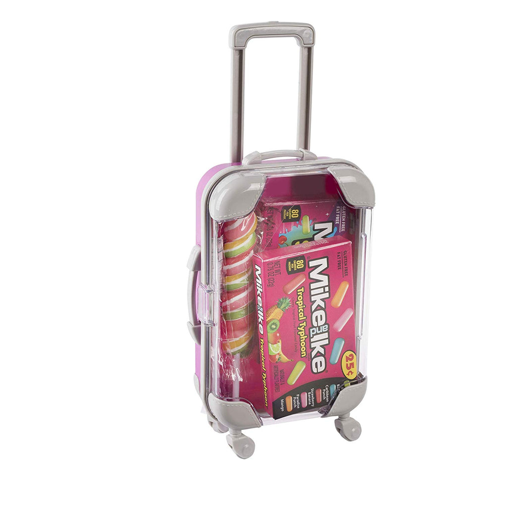 Mini Suitcase 5.5"X3.5"X1.5" Pink Candy Box 4 Pack