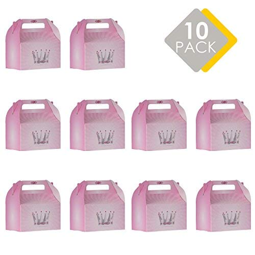 Princess Paper Treat Boxes 10 Pack 6.25" X 3.75" X 3.5"