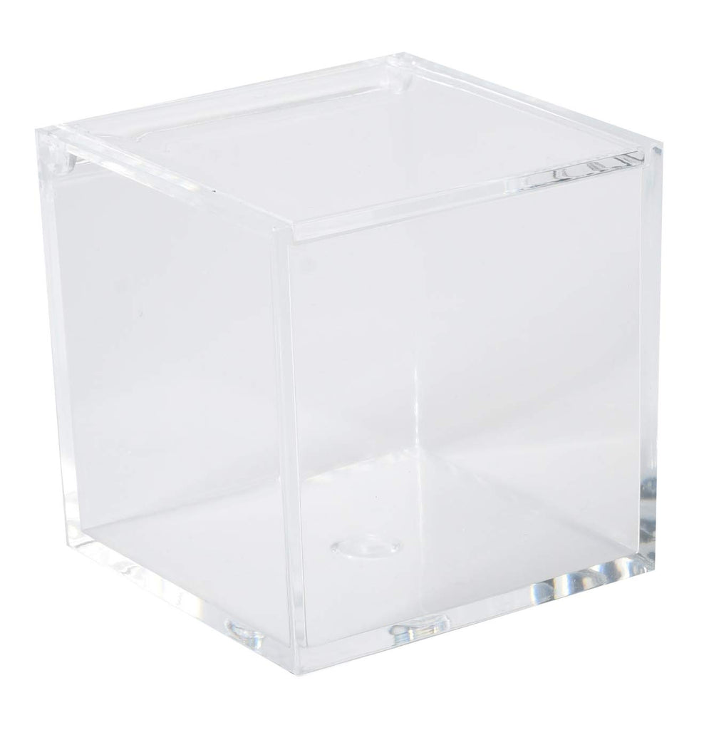 Clear Acrylic Boxes 3.15''X3.15''X3.15'' 4 Pack
