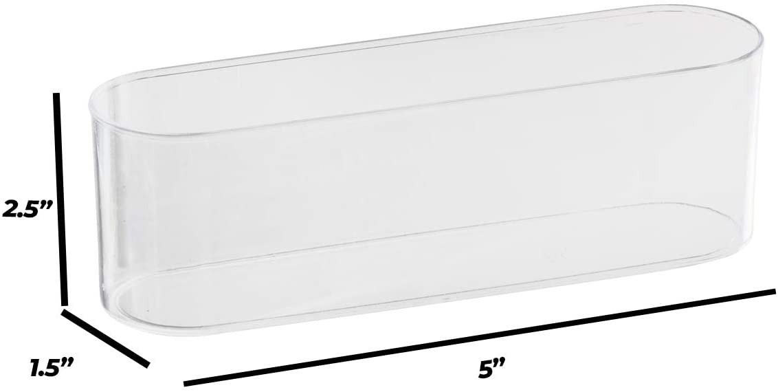 Clear Acrylic Boxes 5"X1.5"X2.5" 12 Pack