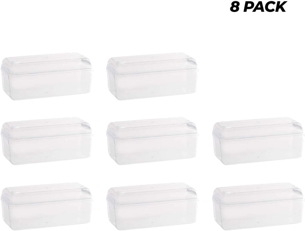 Clear Acrylic Boxes 8 Pack 6"X3"X2.5"