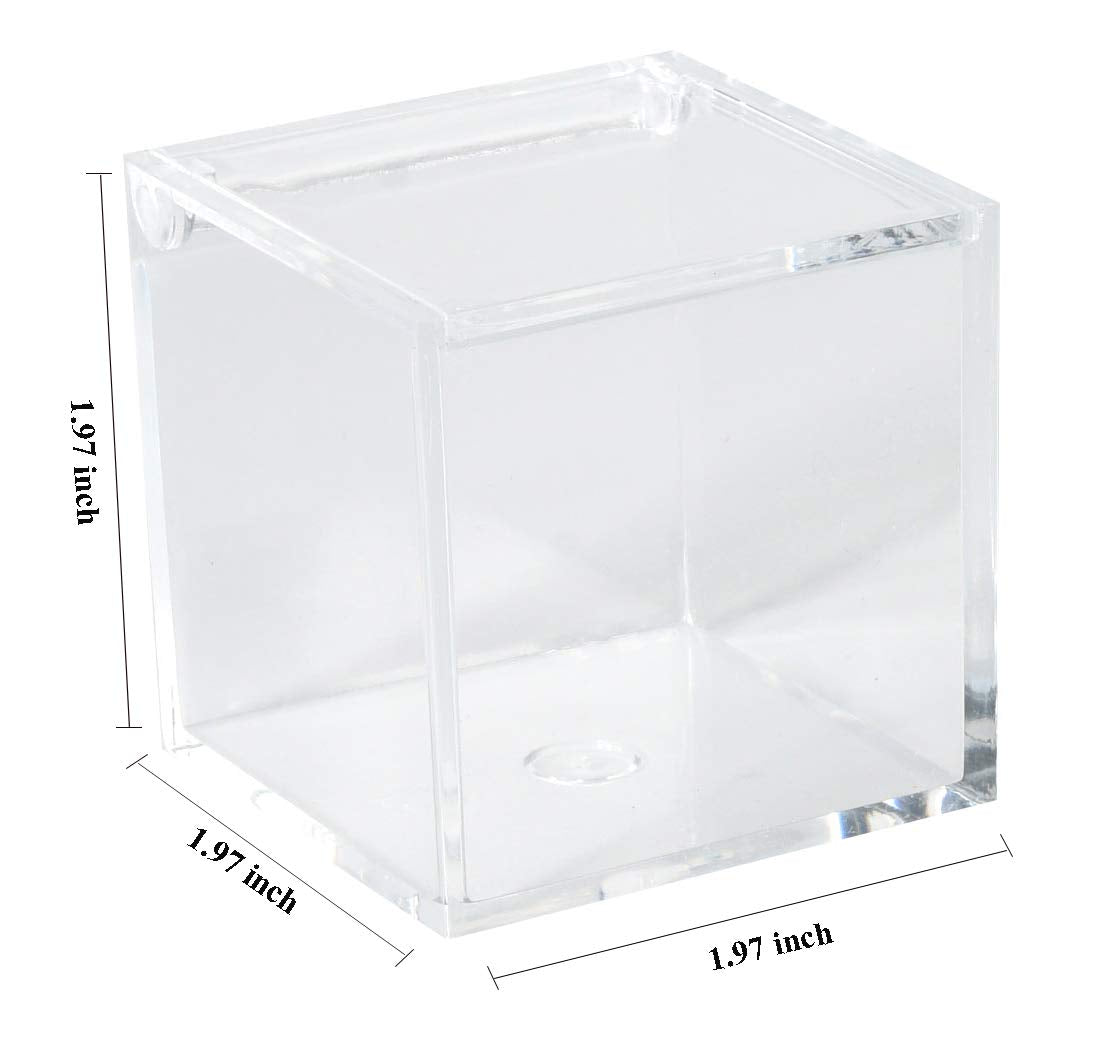 Acrylic Boxes Clear Cubes 1.97X1.97X1.97 8 Pack