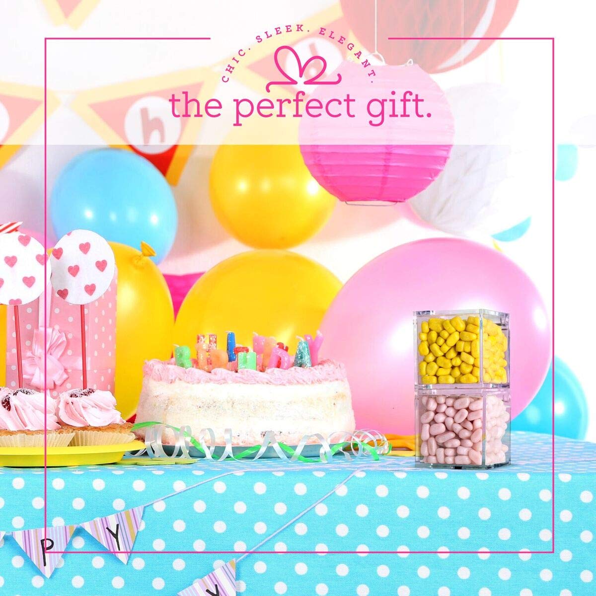 Acrylic Boxes Clear Cubes 1.97X1.97X1.97 8 Pack