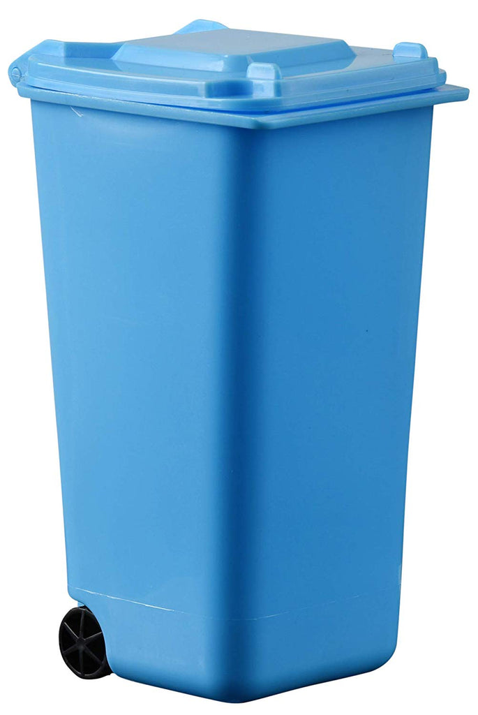 Plastic Toy Garbage Cans Green Playset 6 Pack 4 X 3 X 6