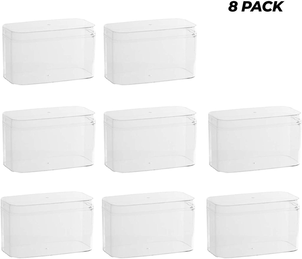 Clear Acrylic Boxes 4.75"X2.25"X2.75" 8 Pack