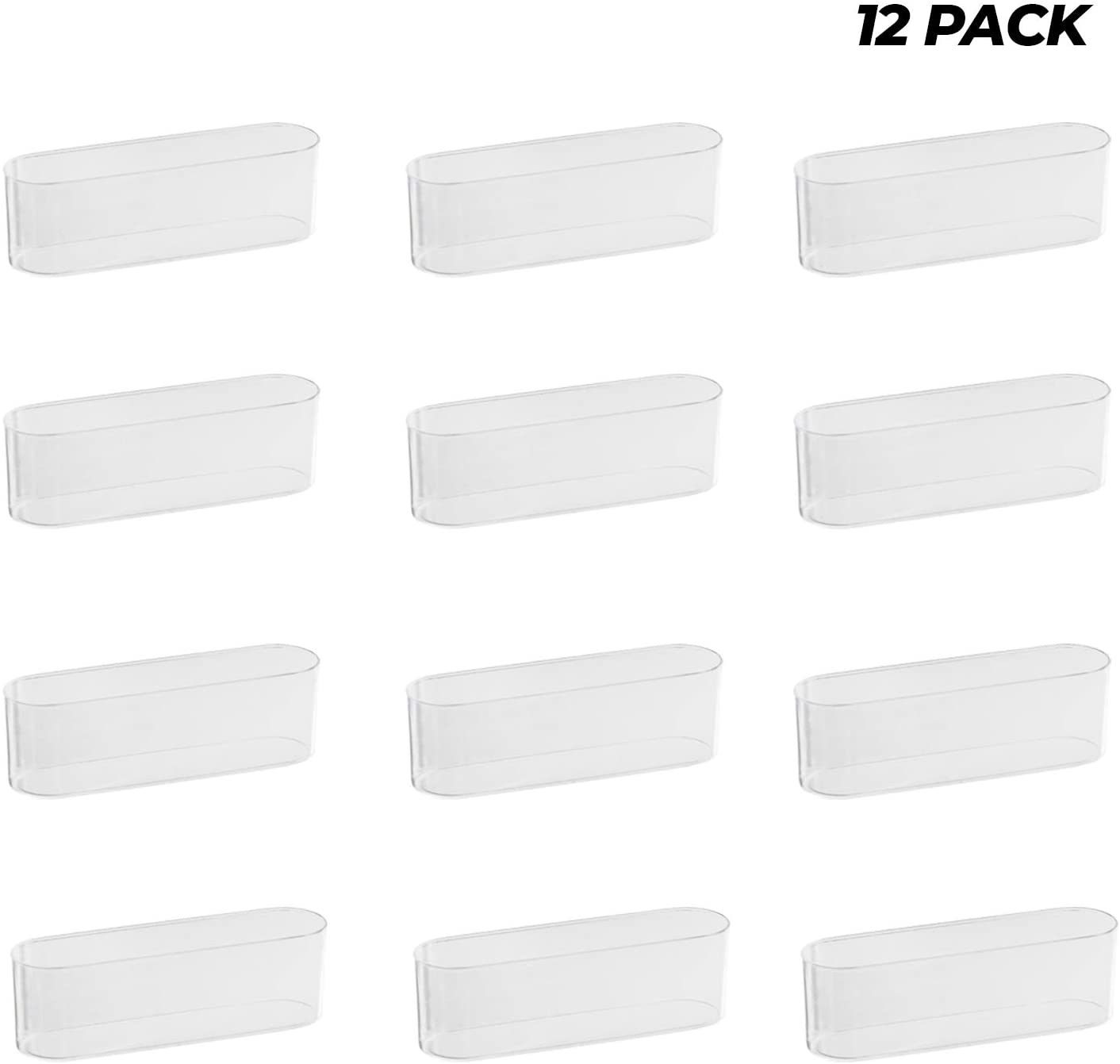 Clear Acrylic Boxes 5"X1.5"X2.5" 12 Pack